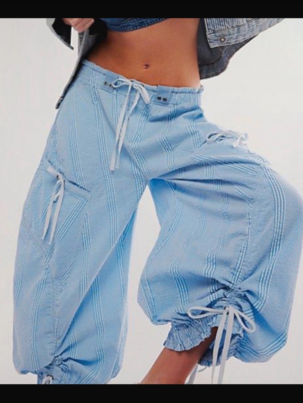 Free People Outta Sight Parachute Pants size medium